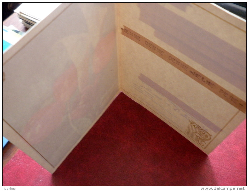 telegram - tulips - calla - flowers - 1973 - Russia USSR - used - JH Postcards