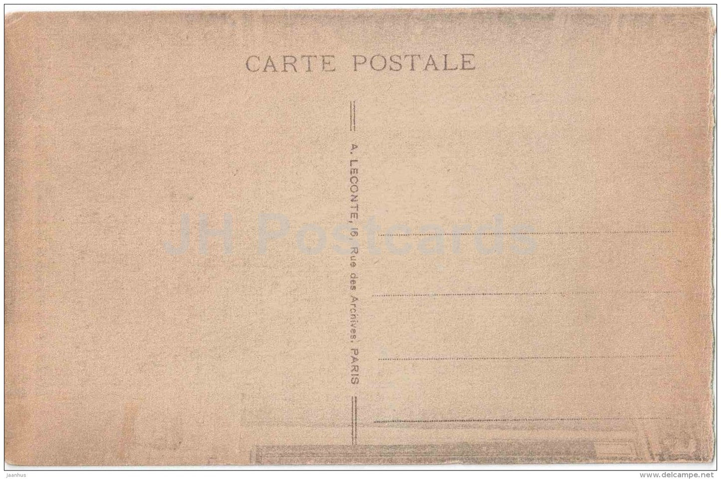 Palace - Table de la Signature de la Paix - Table used for signing of Peace Treaty - 103 - Versailles - France - unused - JH Postcards