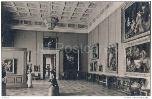 Rubens hall - State Hermitage Museum - Leningrad - St. Petersburg - 1960 - Russia USSR - unused - JH Postcards