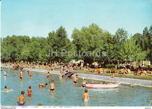 Greetings from the lake Balaton - boat - Hungary - used - JH Postcards