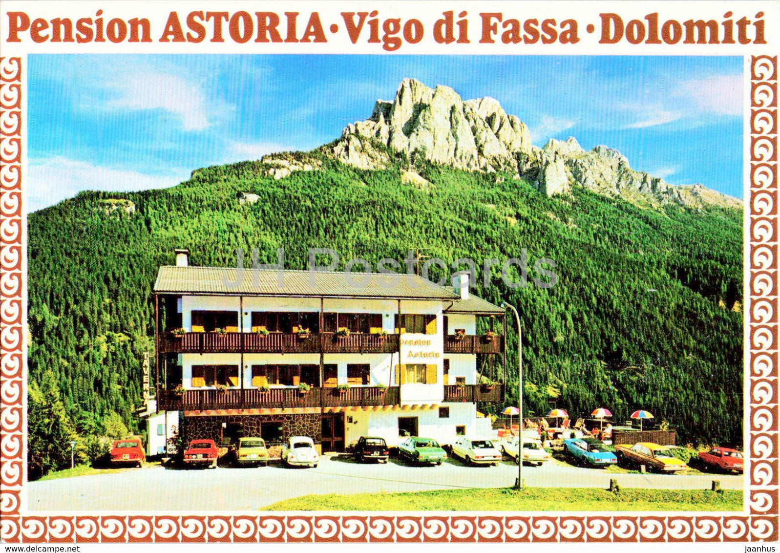 Pension Astoria - Vigo di Fassa - Dolomiti - Italy - unused - JH Postcards