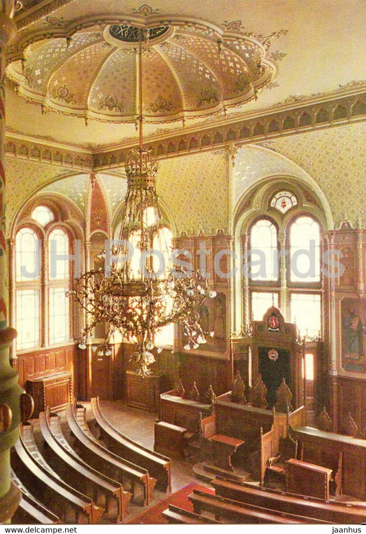 Kecskemet - Council Room of Town Hall - Hungary - unused - JH Postcards
