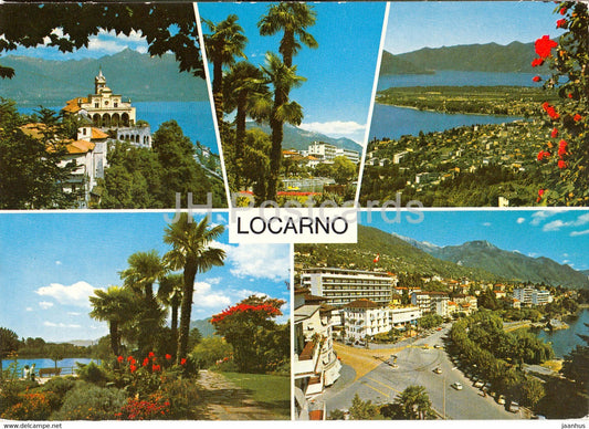 Locarno - multiview - 8602 - 1977 - Switzerland - used - JH Postcards