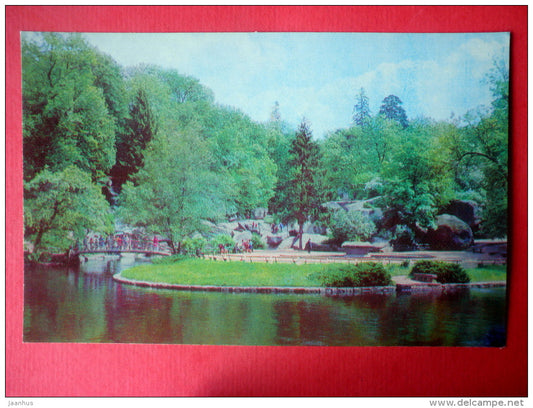 view of the area Assemblies - Sofiyivsky Park - Sofievka - Sofiyivka - 1978 - Ukraine USSR - unused - JH Postcards
