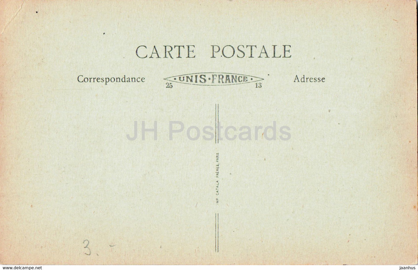 Cannes - Hotel Gallia - Le Grand Hall - old postcard - France - unused