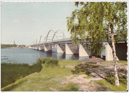 Lulea - Bergnäsborn - bridge - Sweden - unused - JH Postcards