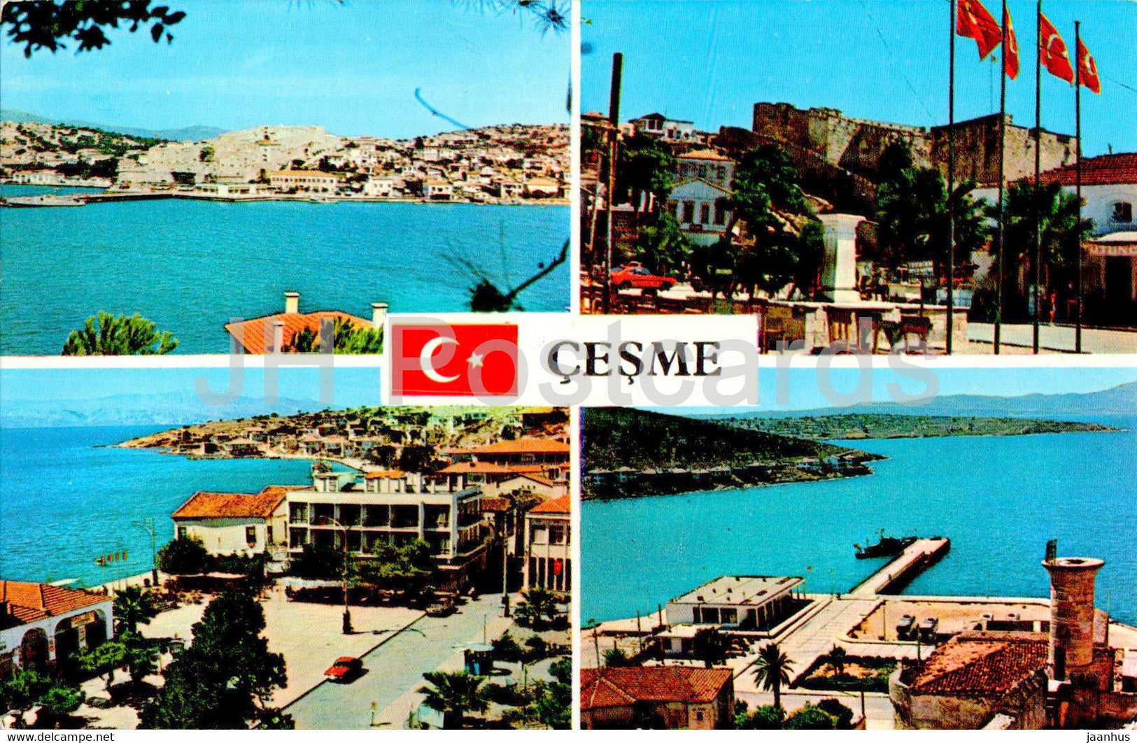 Cesme - multiview - 35-24 - Turkey - used - JH Postcards