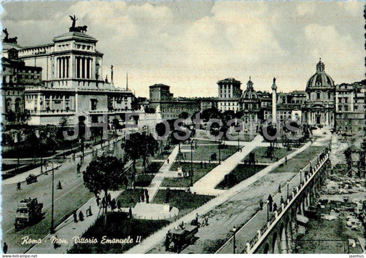 Roma - Rome - Monumento a Vittorio Emanuele II - Monument to Victor Emmanuel II - Italy - unused - JH Postcards