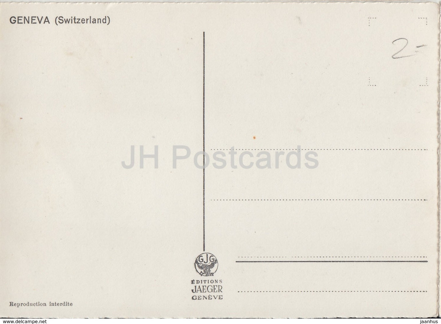 Geneva - Geneve - Pont du Mond Blanc et le Mont Blanc - steamer - ship - old cars - Switzerland - unused