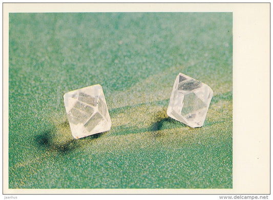 The Toktogul and Letny diamonds - Diamond Fund of Russia - 1981 - Russia USSR - unused - JH Postcards