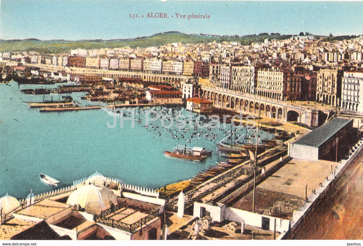 Alger - Algiers - Vue Generale - 141 - old postcard - Algeria - unused - JH Postcards