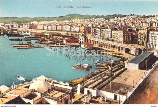 Alger - Algiers - Vue Generale - 141 - old postcard - Algeria - unused - JH Postcards