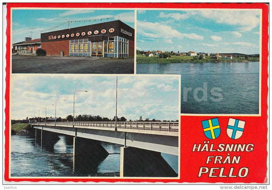 Pello - Pellohallen - bridge - Sweden - unused - JH Postcards