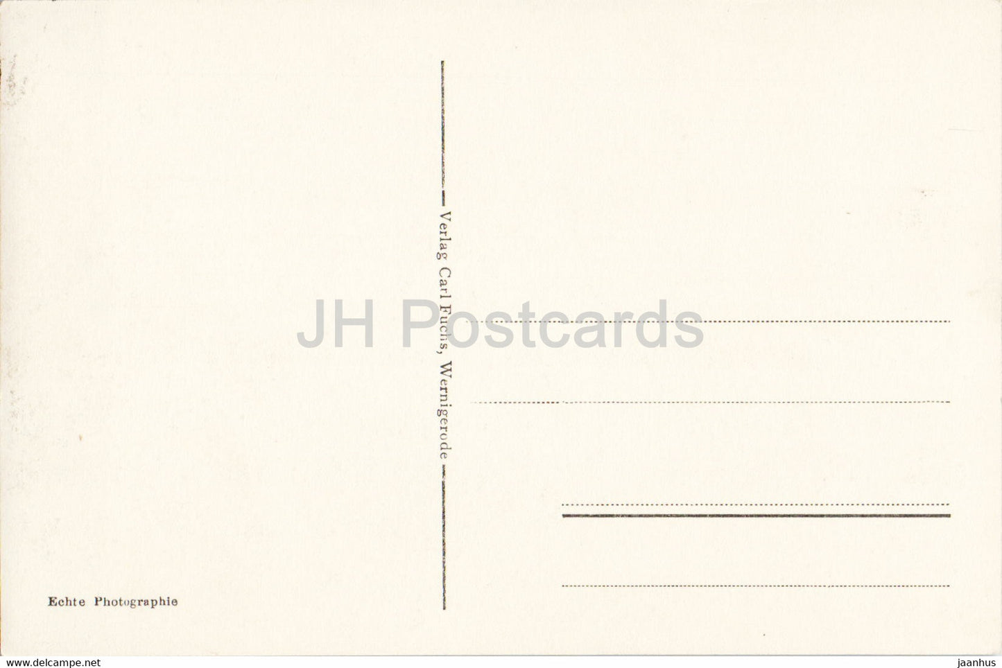 Wernigerode - Rathaus - town hall - 60730 - old postcard - Germany - unused