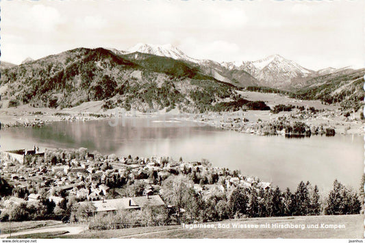 Tegernsee - Bad Wiessee mit Hirschberg und Kampen - old postcard - Germany - unused - JH Postcards