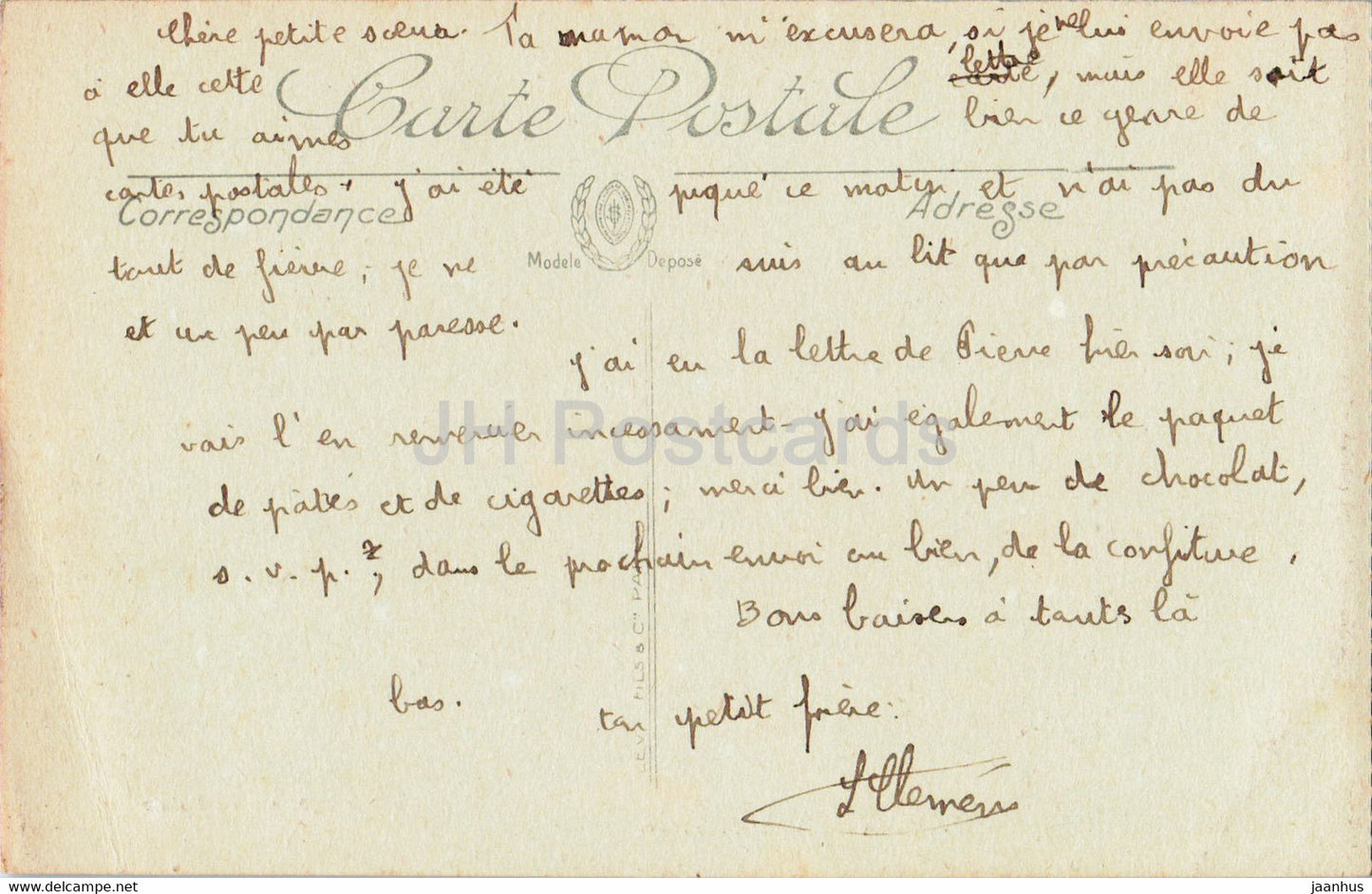 Fontainebleau - Le Palais - Le du Trone - 7 - old postcard - France - used