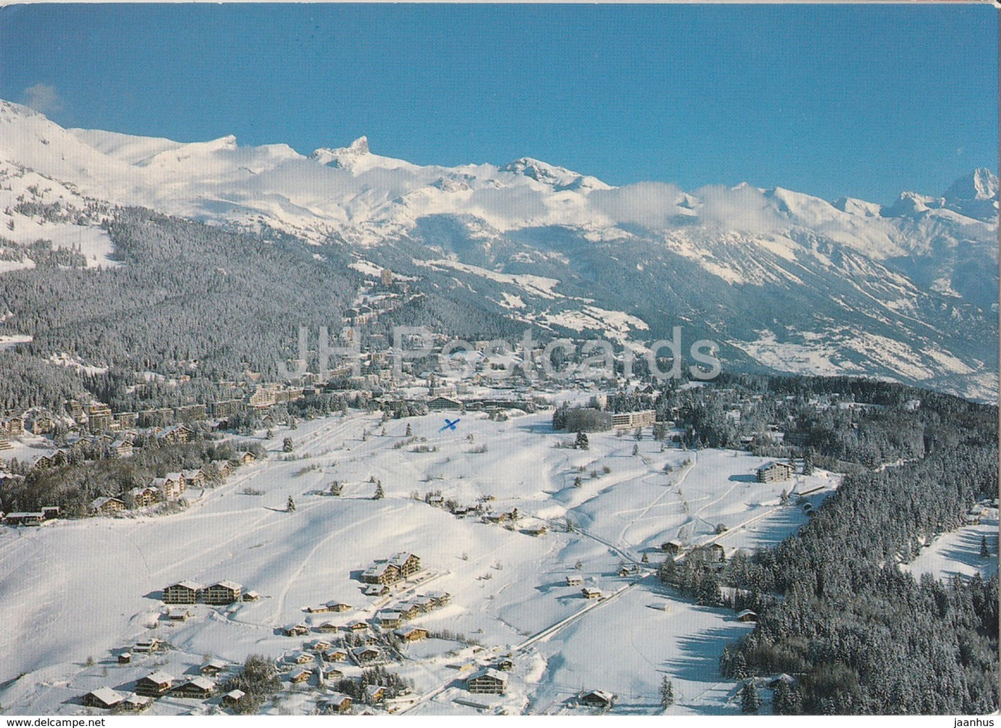 Crans Montana - Alpes Valaisannes - 1987 - Switzerland - used - JH Postcards