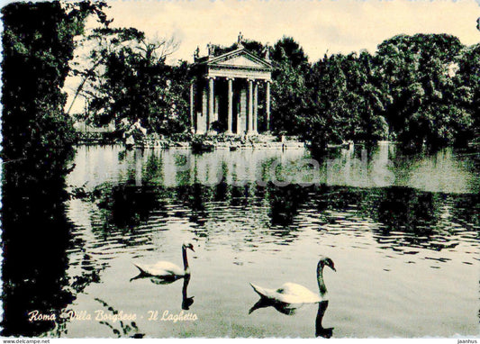 Roma - Rome - Villa Borghese - Little lake - Italy - unused - JH Postcards