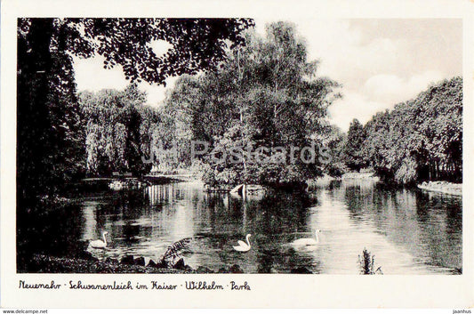 Neuenahr - Schwanenteich im Kaiser Wilhelm Park - old postcard - 1943 - Germany - used - JH Postcards