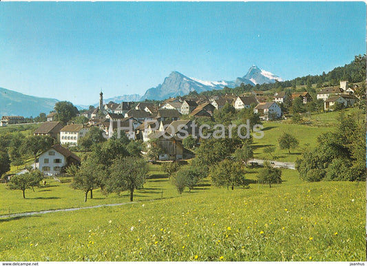 Jenins - Blick gegen Gonzen und Alvier - Switzerland - unused - JH Postcards