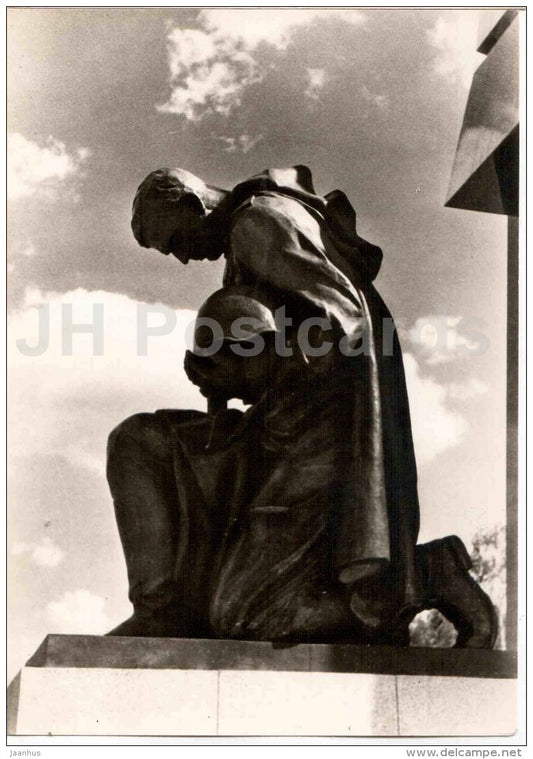 Sowjetisches Ehrenmal in Berlin - Treptow - 49 - soldier - soviet monument - Berlin - Germany - unused - JH Postcards