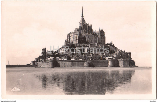 Mont St Michel - Vue Generale - Cote Est - 45 - old postcard - France - unused - JH Postcards