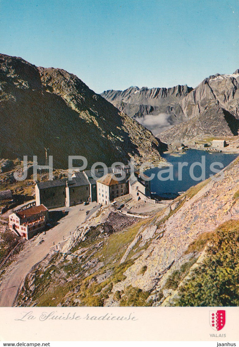 Hospice et Lac du Col du Grand Saint Bernard - 358 - Switzerland - used - JH Postcards