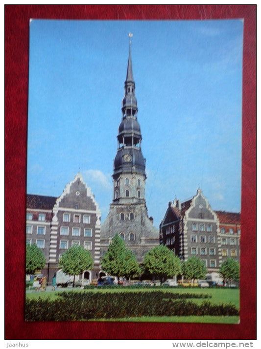 St. Peter`s Church - Riga - 1980 - Latvia USSR - unused - JH Postcards