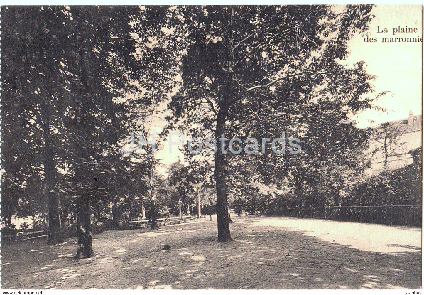 Pensionnat de Notre Dame - Arbre Benit - Ixelles - old postcard - Belgium - used - JH Postcards