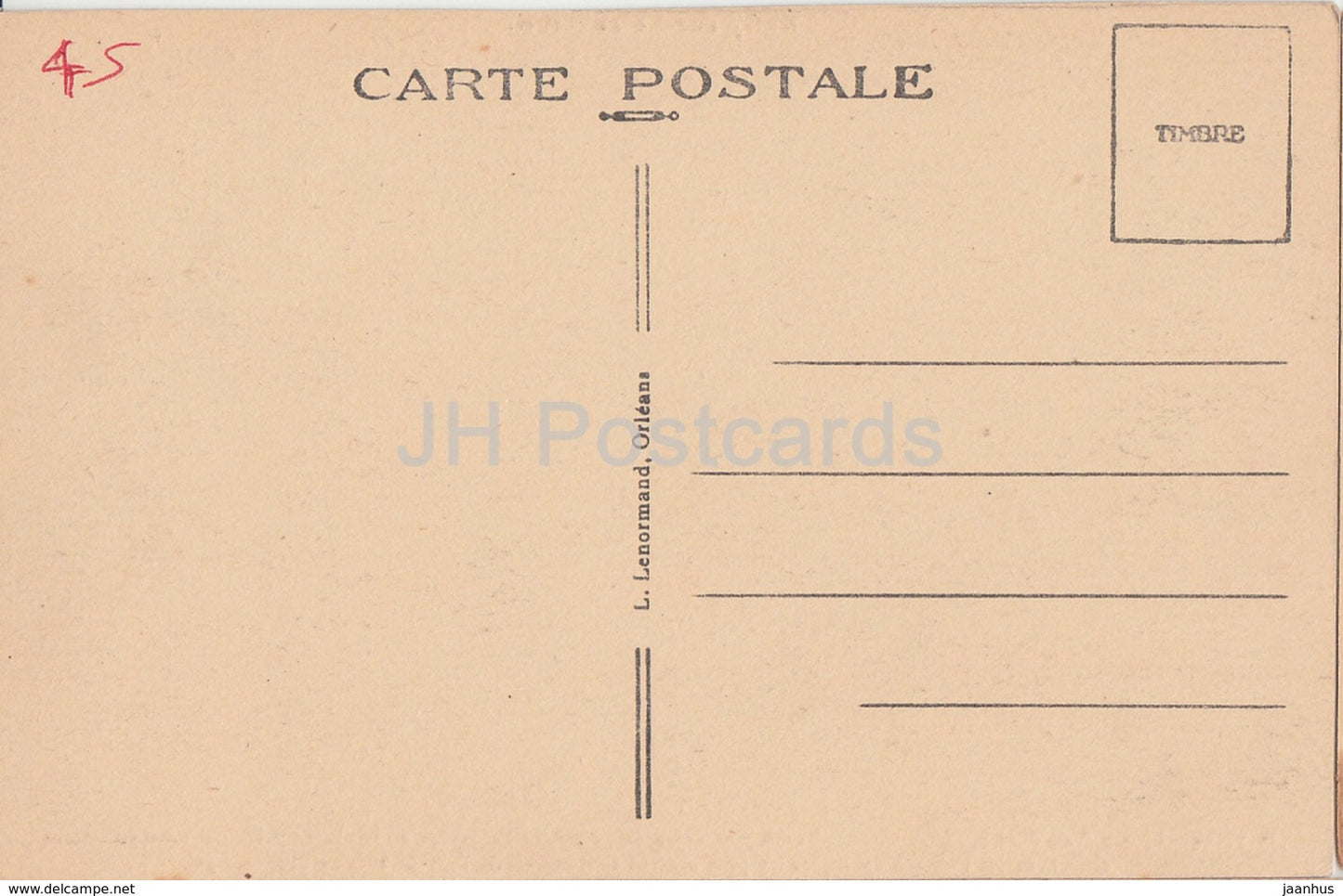 Sully sur Loire - Vieux Chateau ou donjon - old postcard - France - unused