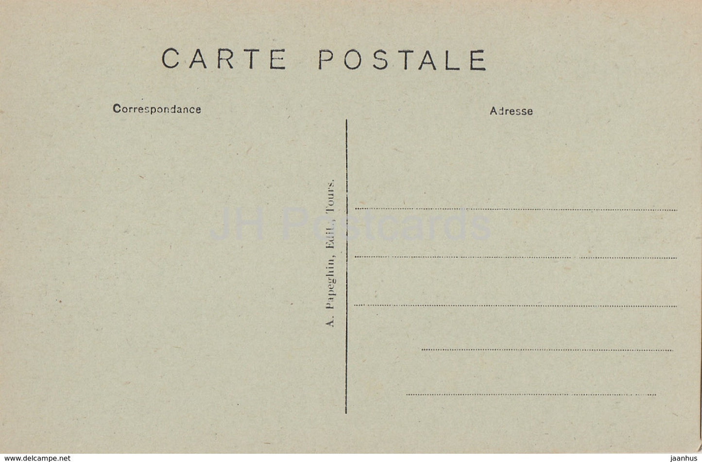 Loches - Le Chateau Royal - Facade Renaissance - castle - 67 - old postcard - France - unused