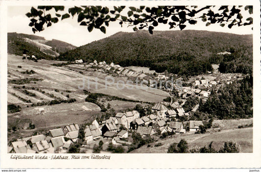 Luftkurort Wieda - Sudharz - Blick vom Fullenberg - old postcard - 1954 - Germany - used - JH Postcards
