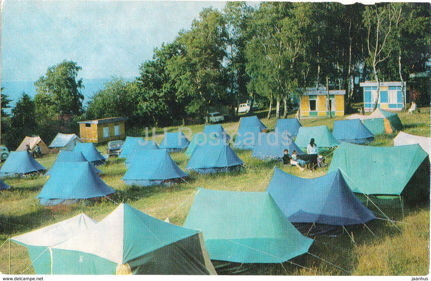 Svetlogorsk - Kaliningrad - Rauschen - tent camp - 1971 - Russia USSR - unused - JH Postcards