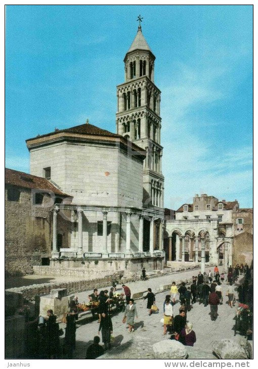church - cathedral - old town - Split - 274 - Yugoslavia - Croatia - unused - JH Postcards