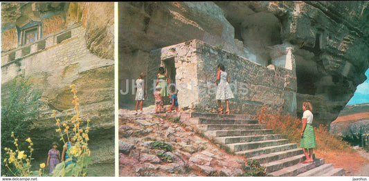 Bakhchisaray Palace Museum - Uspensky Cave Monastery - Crimea - 1981 - Ukraine USSR - unused - JH Postcards