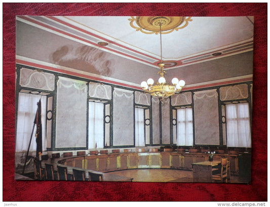 Tartu - hall in the Town Hall, 1789 - 1985 - Estonia - USSR - unused - JH Postcards