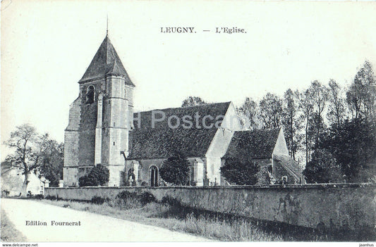 Leugny - L'Eglise - church - old postcard - France - unused - JH Postcards