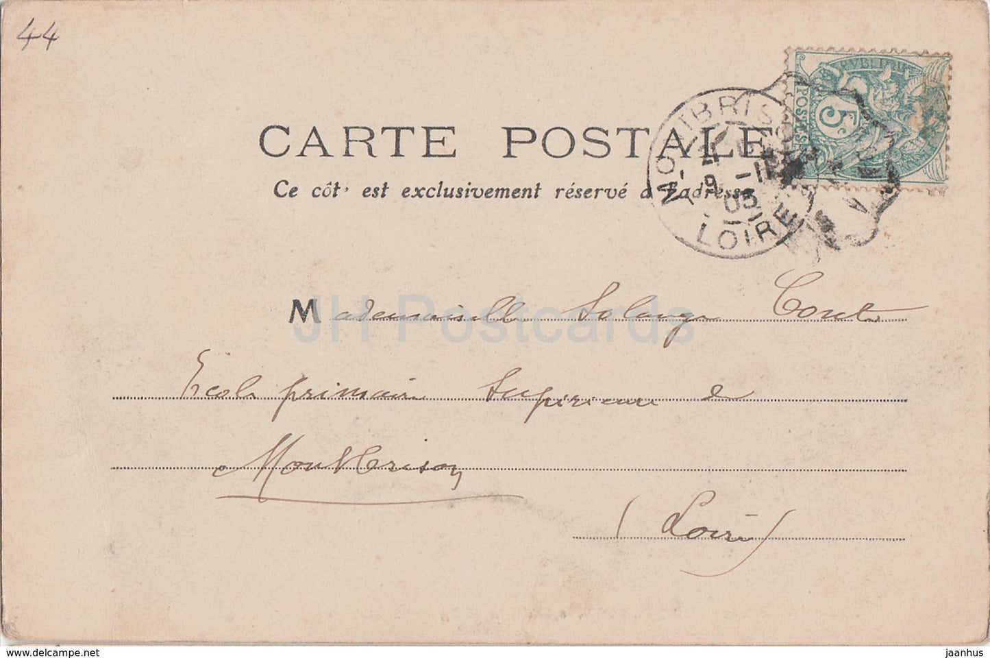 Clisson - Le Chateau - La Porte du Bastion - castle - old postcard - 1903 - France - used