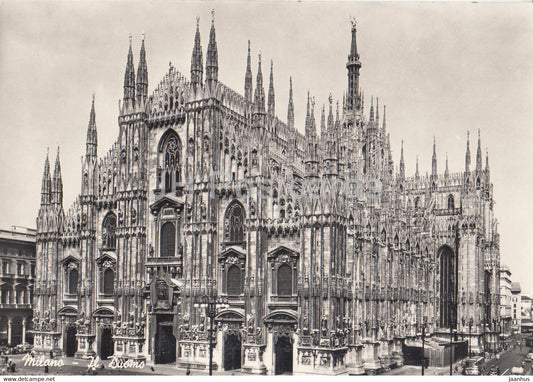 Milano - Milan - Il Duomo - 651 - cathedral - Italy - used - JH Postcards