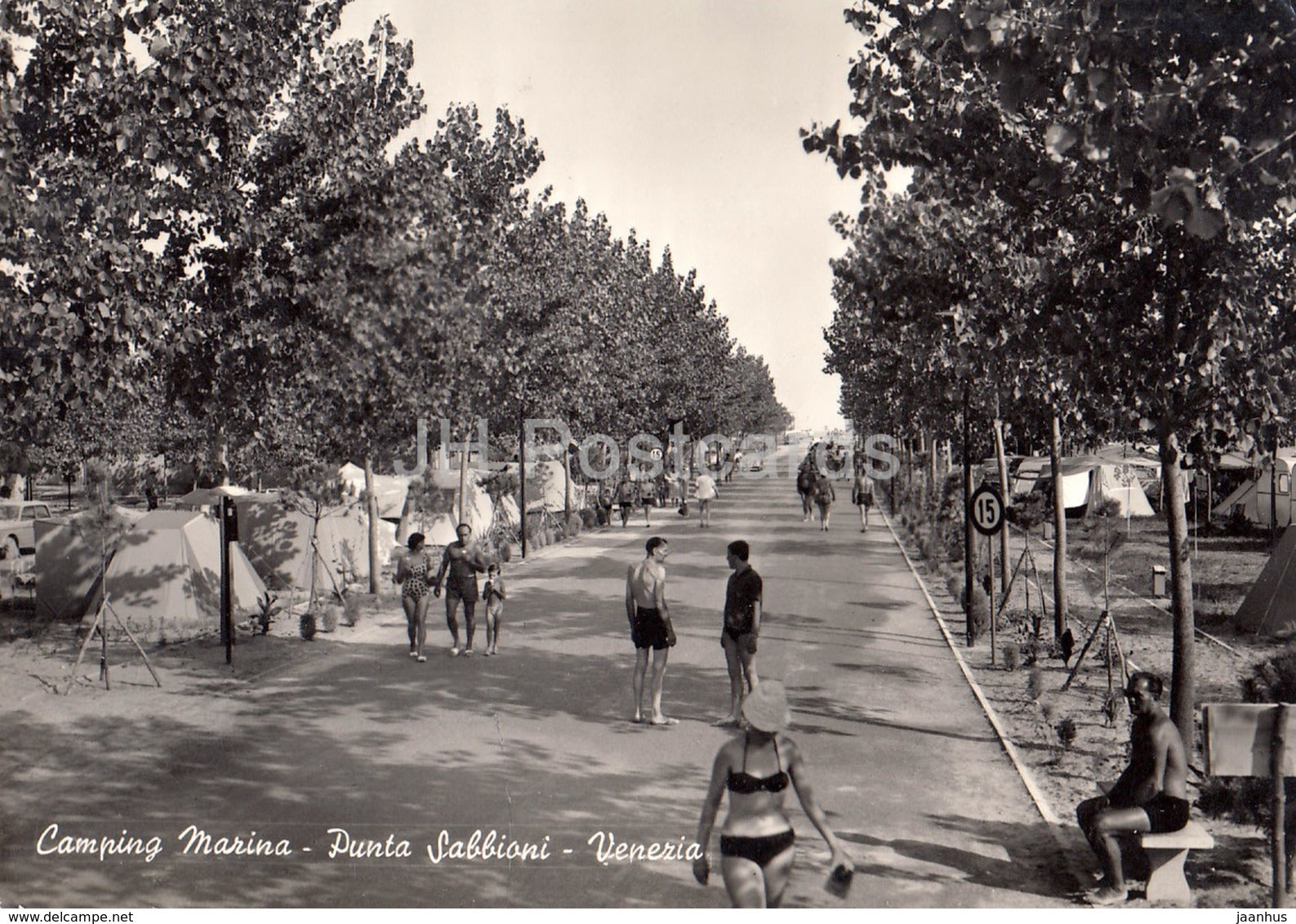 Venezia - Venice - Camping Marina - Punta Sabbioni - 48369 - Italy - 1963 - used - JH Postcards
