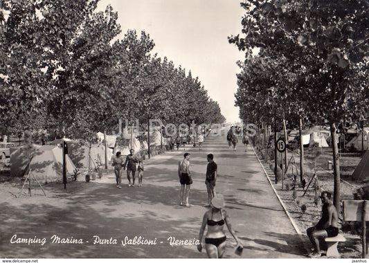 Venezia - Venice - Camping Marina - Punta Sabbioni - 48369 - Italy - 1963 - used - JH Postcards