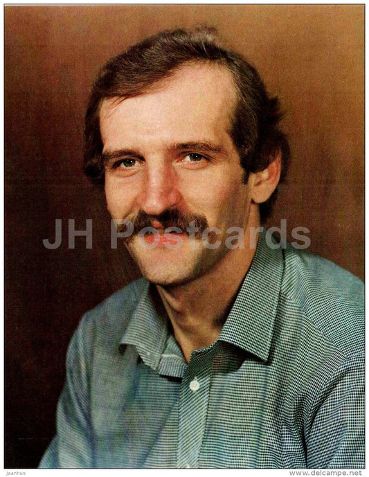 Viktor Zhlutkov - Ice hockey - soviet - 1984 - Russia USSR - unused - JH Postcards
