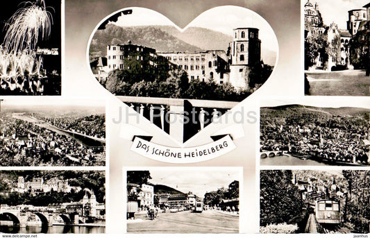 Das schone Heidelberg - old postcard - Germany - unused - JH Postcards