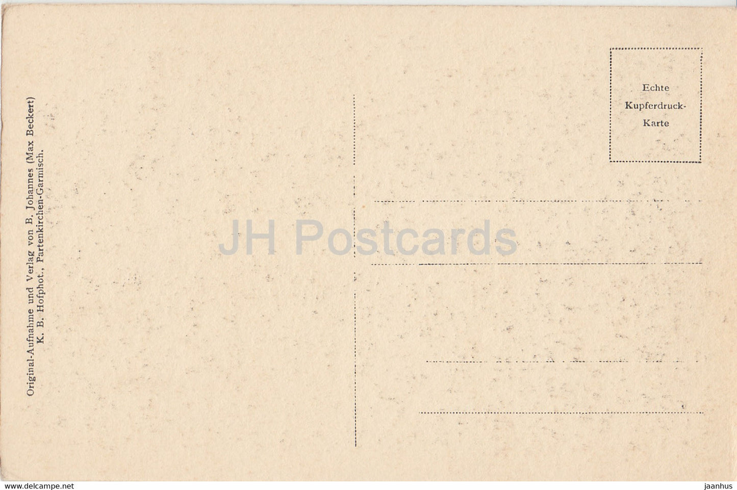 Hollentalklamm mit 70 m hoher Brucke - old postcard - Germany - unused