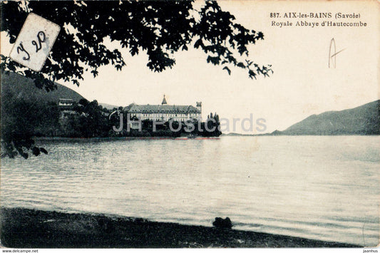 Aix les Bains - Royale Abbaye d'Hautecombe - 887 - old postcard - France - unused - JH Postcards