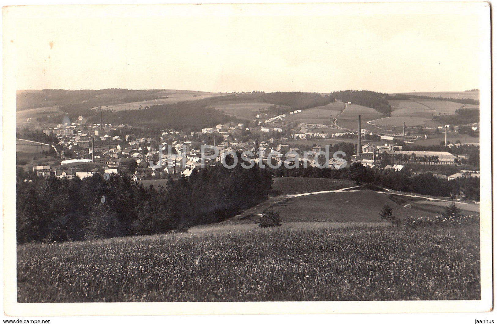 Hronov - old postcard - Czech Republic - used - JH Postcards