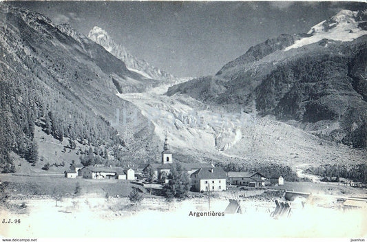 Argentieres - 96 - JJ - old postcard - 1902 - France - used - JH Postcards