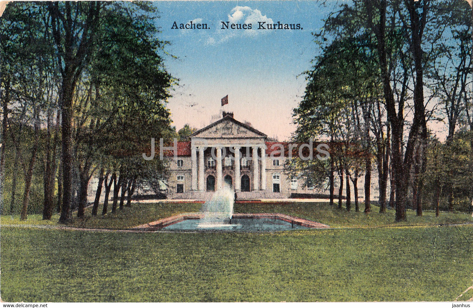 Aachen - Neues Kurhaus - 2339 - old postcard - 1930 - Germany - used - JH Postcards