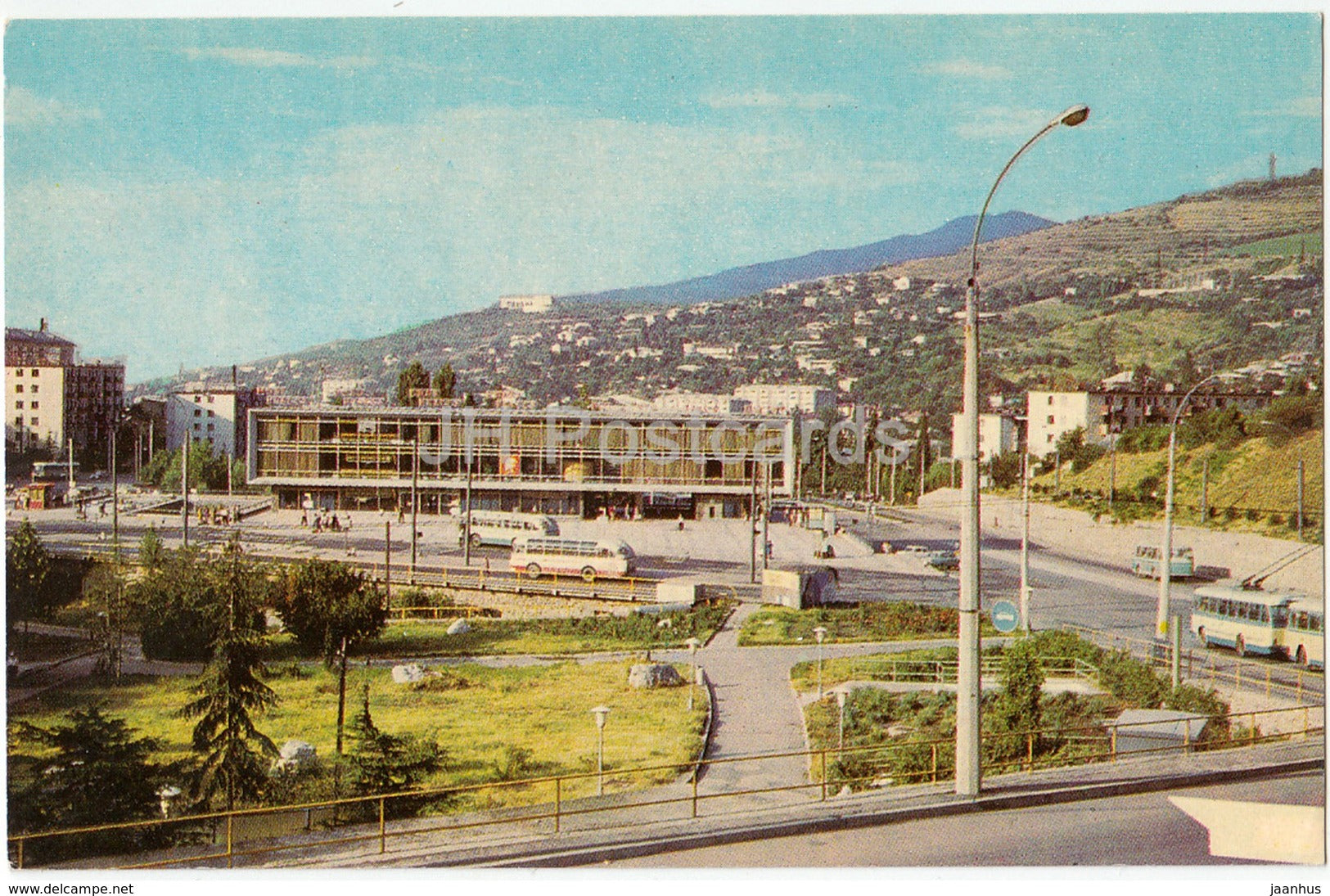 Yalta - Crimea - Bus Station - 1974 - Ukraine - unused - JH Postcards