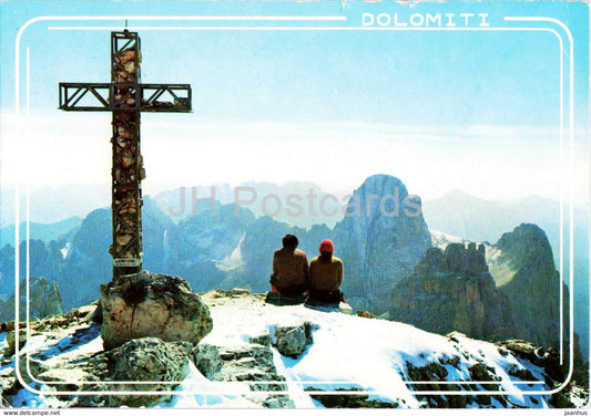 Vetta del Catinaccio d' Antermoia - Kesselkogel - 1994 - Italy - used - JH Postcards